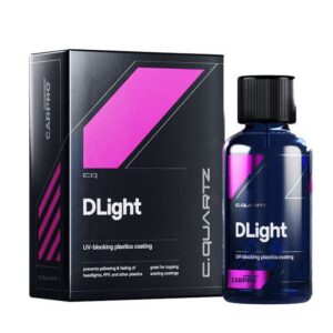 CarPro CQUARTZ DLight 30 ml – keramická ochrana světlometů a plastů | UV ochrana